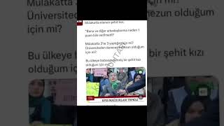 MÜLAKATTA ELENEN ŞEHİT KIZI ŞEHİTKIZI şehit polislik pomem besyo kpss sağlıkçı ambulans [upl. by Irah]