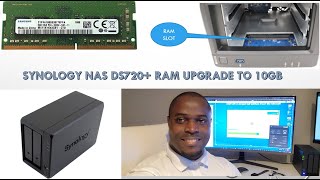 UNOFFICIAL SYNOLOGY NAS DS720 RAM UPGRADE TO 10GB WORKED [upl. by Nnylyoj338]