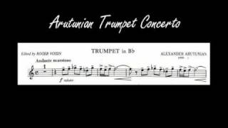 Arutunian  Trumpet Concerto in Ab Major [upl. by Fezoj]