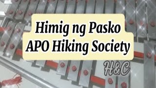 HIMIG NG PASKOAPO HIKING SOCIETYLYRE XYLOPHONE COVER [upl. by Aicaca]