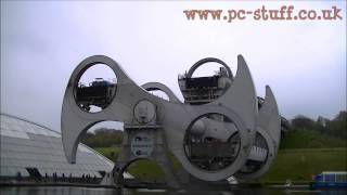 The Falkirk Wheel Rotating HD [upl. by Yole283]