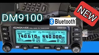 Hongkaide DM9100 DMR VHF UHF APRS GPS Bluetooth [upl. by Arhas]