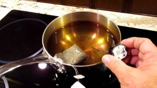 Boiling water using GE Profile 30quot Induction Cooktop [upl. by Hobbs]