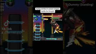 POWER RANGERS BATTLE FOR THE GRID trying combos just for fun [upl. by Stockton590]