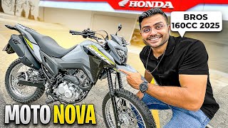 ESSA É MINHA MOTO NOVA Bros 160 2025 ABS [upl. by Obie]