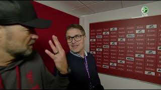 Liverpool træner Jürgen Klopp bliver sur på den danske journalist NielsChristian Frederiksen [upl. by Geneva]