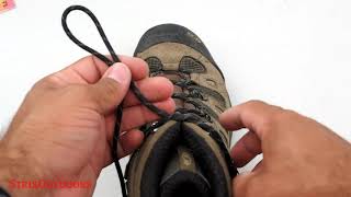 Best Hiking Boot knot  Berluti Knot [upl. by Jamill]