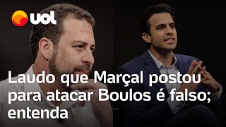 Laudo que Pablo Marçal publicou para atacar Boulos é falso confira as evidências [upl. by Renell]