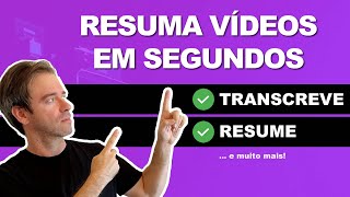 IA Que Resume Videos de YouTube Ferramenta Gratuita [upl. by Anpas]