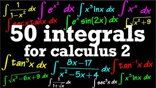 the ultimate integral starter u sub IBP trig sub partial fractions amp more [upl. by Zeba]