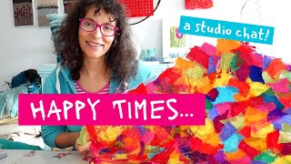 Happy stitchy times in my studio [upl. by Nivle]