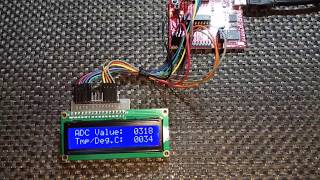 TI MSP430G2xx ADC10 Internal Temperature Sensor with ADC10 Interrupt Example [upl. by Cioban]