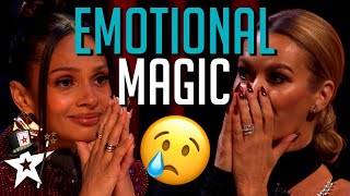 EMOTIONAL Magic Auditions that Left The Judges IN TEARS  Magicians Got Talent [upl. by Enyawal547]