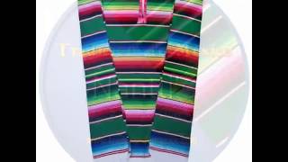 Zarapes Mexicanos Nantlis Mexican Ponchos Tradicion de Mexico [upl. by Amadas801]