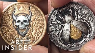 Coins Have Hidden Booby Traps And Secret Levers  Insider Art [upl. by Dyane]