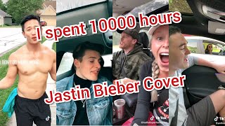 I spent 10000 hours Jastin Bieber best cover TikTok Compilation [upl. by Elik]