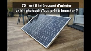 70  estil intéressant dacheter un kit photovoltaïque prêt à brancher [upl. by Ydissac501]