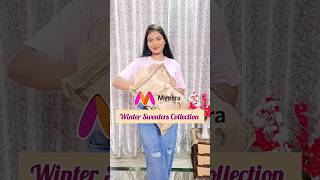 Myntra Winter Wear Haul  Latest winter wear 😍 sweater winterwear bestfinds viral [upl. by Aym]