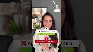 Niacinamide  Avoid these mistakes Dermatologist [upl. by Mckay]