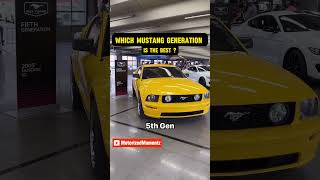 Which MUSTANG Gen Is the BEST   mustang ford fordmustang [upl. by Noma329]