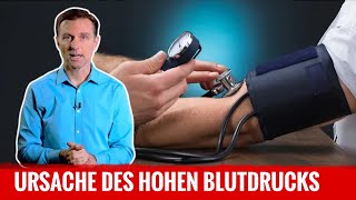 Die wahre Ursache für Bluthochdruck Hypertonie  Dr Berg Deutsch [upl. by Ecnarret]