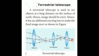 Terrestrial telescope  Class 12 Physics [upl. by Seldun]