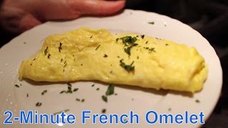 Annas 2Minute French Omelet  Anna and Kristina In The Kitchen [upl. by Witha821]