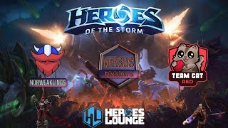 HOTS Heroes Lounge Div 2  Norweaklings vs Team Cat Red [upl. by Heida900]