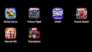 Marvel Android Marvel Strike ForceMarvel Future FightMarvel SnapPuzzle QuestMarvel Champions [upl. by Sela]