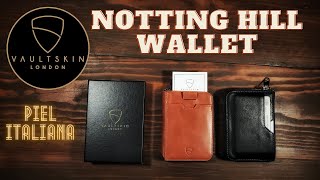 Vaultskin London Wallet  Notting Hill La Cartera que Cambiará tu Vida  Cuero Italiano y Zipper [upl. by Ymac]