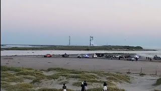 Desde la playa Bagdad previo al lanzamiento del Starship de space X Matamoros 13Oct24 [upl. by Rodolfo]