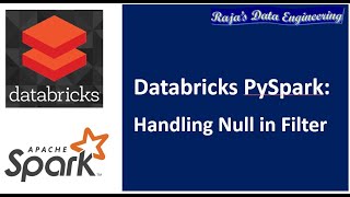 31 Databricks Pyspark Handling Null  Part1 [upl. by Okoyk]