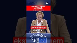 Wiśniewska w Europarlamencie wygarnęła Niemcom podrzucanie migrantów do Polski [upl. by Anerec]