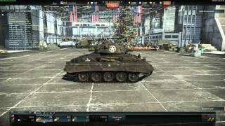 M24 Chaffee Tank Review  Small but Powerful War Thunder Ground Forces [upl. by Neelyaj]