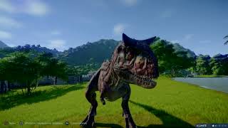 Jurassic World Evolution Carnotaurus vs Ceratosaurus [upl. by Ewer306]