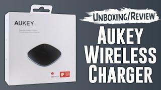 Aukey Wireless Charger Unboxing And Review [upl. by Ialohcin]