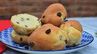 30 Minuten QuarkRosinenBrötchen aus dem Philips Airfryer [upl. by Adlar]