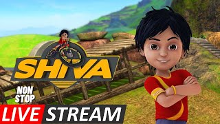 Shiva  शिवा  LIVE STREAM 🔴  Fun Animated Show for Kids Shiva NickJr Kids Animated [upl. by Aicelef454]