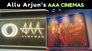 Allu Arjun AAA Cinemas Screen 1 [upl. by Nyletac574]