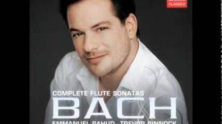 Emmanuel Pahud Bach Sonata in b minor 12 bwv 1030 [upl. by Enilrad]