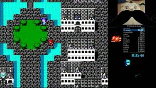 Final Fantasy NES speedrun 34019 Any No Resets [upl. by Teddi]