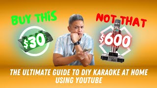 Karaoke at Home The Cheapest DIY Karaoke Setup Using YouTube [upl. by Anniala375]