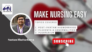 Make Nursing Easy Class 2  Postpartum Hemorrhage Placenta amp Abnormalities Puerperium  Bengali [upl. by Anahcar]