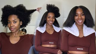 She’s tired of styling her 4C hair Watch What We Did… [upl. by Ecyarg]