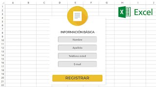 Como crear formularios de datos en Microsoft Excel con o sin programación macros controles o VBA [upl. by Pickett857]