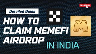 How to Claim Memefi Airdrop in Okx Wallet🔥 Claim Memefi Airdrop in India [upl. by Naud]