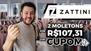 CUPOM DE DESCONTO ZATTINI JULHO 2024  COMPREI 2 MOLETONS POR R10731 [upl. by Baiss]