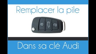 Comment changer la pile dans sa clé Audi [upl. by Marcella]