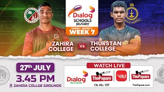 Zahira College vs Thurstan College  Dialog Schools Rugby League 2024 [upl. by Mazonson]