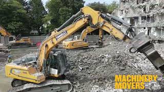 Tinnelly Group demolish the old Ballsbridge hotel in Dublin [upl. by Sykleb825]